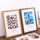 Simple photo frame mounting picture frame wall hanging A3 inch 16 decoration a4 inch 4 open 8K puzzle frame creative photo wall wooden