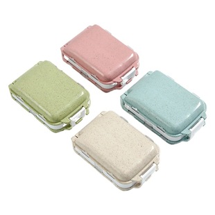 Manufacturers supply portable seven-cell small medicine box portable mini medicine box packaging box outdoor travel convenient small medicine box