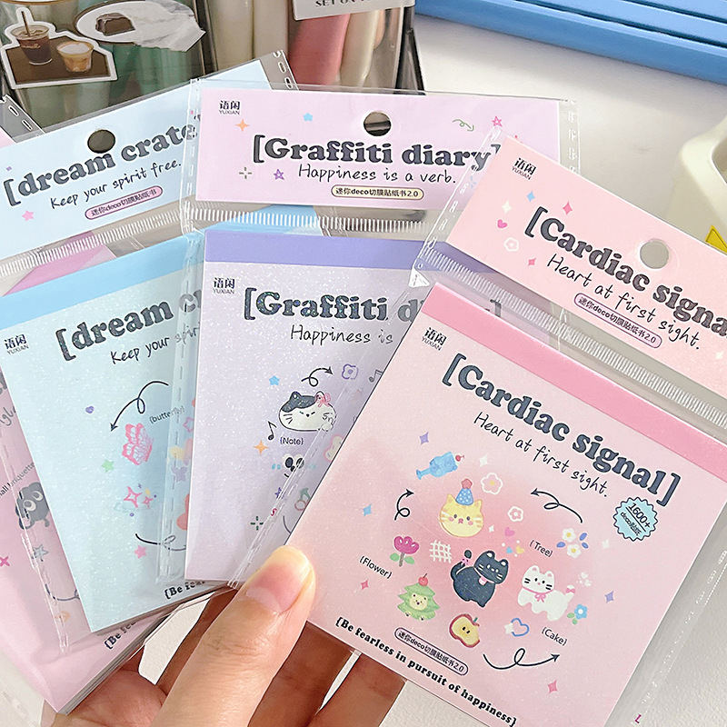 Original High-Quality Instagram-Style Sticker Book, Korean-Style Pet Die-Cut Stickers, Mini Decorative DIY Journal Collage Original High-Quality Instagram-Style Sticker Book, Korean-Style Pet Die-Cut Stickers, Mini Decorative DIY Journal Collage