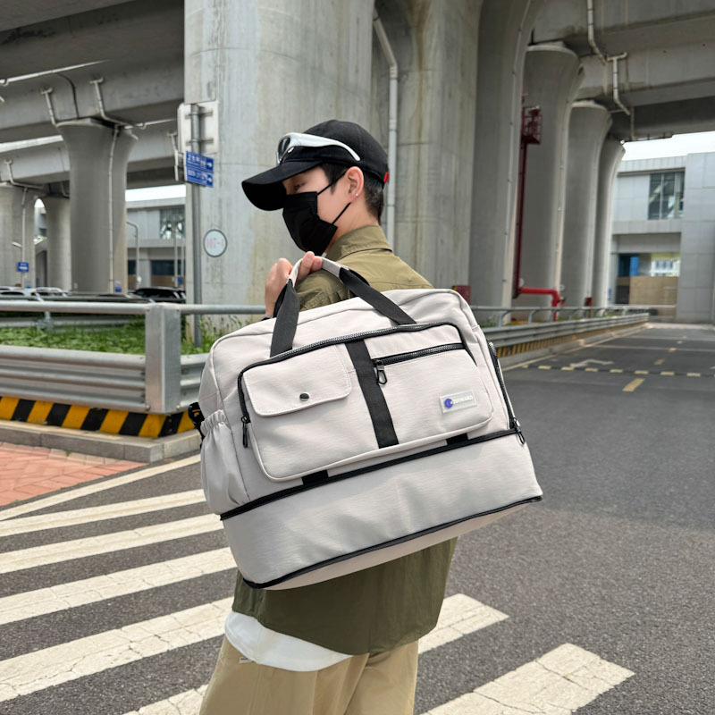 Nueva bolsa de viaje, moda, bolsa de ejercicios portátil de gran capacidad, bolsa deportiva de mujer, bolsa de almacenamiento, bolsa de viaje corto