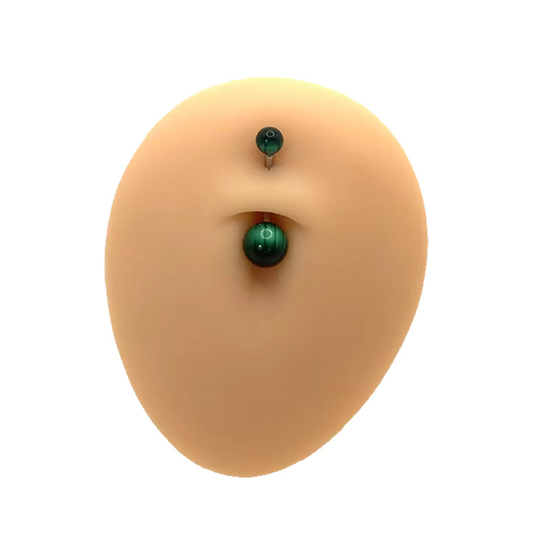 Fashion Multi-color Cat-eye Piercing, Button, Navel Ring, Basic Classic Jewelry With Zircon Easy To Wear_voghion.com