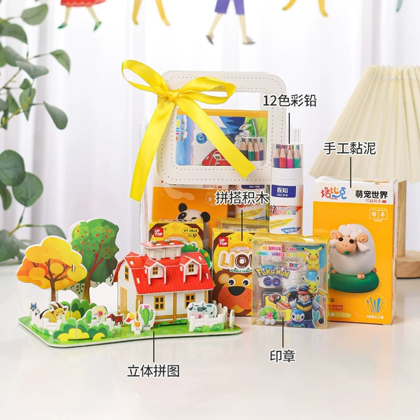 Handheld constructor handmade, three dimensional brainteaser, seal, 12 colors