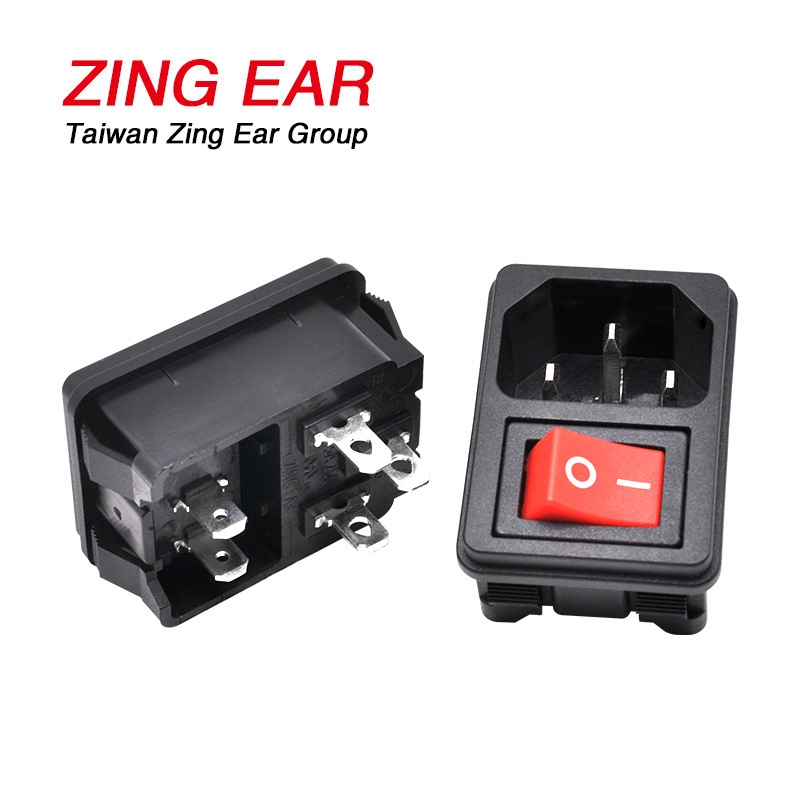 ZINGEAR灯具风扇小开关 ZE-3B-5W擦窗机转换开关 15A250V插座开关