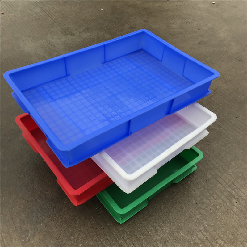 东莞塑胶厂家现货塑胶框 14号物料筐 车间周转新料胶盆熟胶零件盆