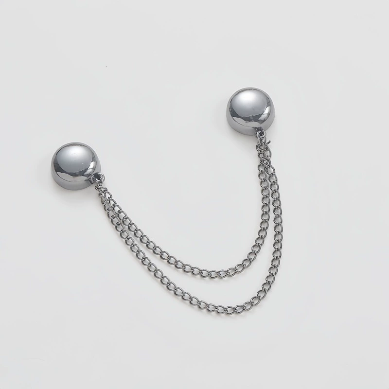 Магнитная клипса на манжет pant — съемный Nail-free металлический пряжка, декоративная цепь, 4 цвета