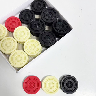 Cross-Border Plastic Western Threaded Chess Pieces Carrom Board Games Coins Carrom Men