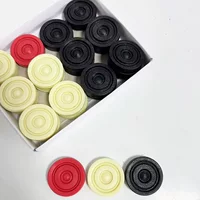 Кросс-бордерные пластиковые шахматные фигуры с западной резьбой, монеты для игры в карром, фигуры для каррома