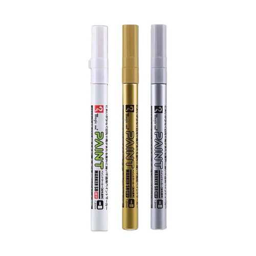 Japanese temple western gold paint brush hand-painted highlight white pen silver gold paint brush gold signature pen signature pen