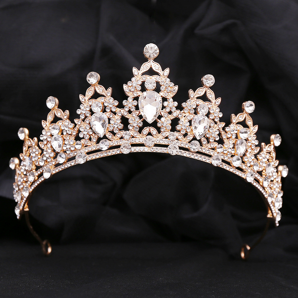 Wedding, Stage Occasion Alloy Material Princess Bridal Crown Alloy Inlay Artificial Crystal Rhinestones Crown