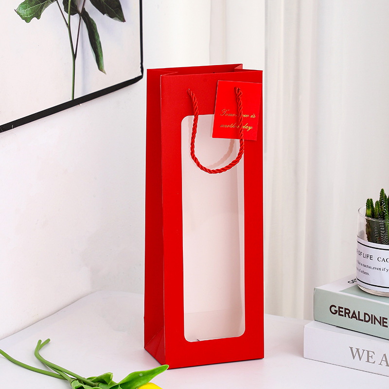 教师节花束手拎袋