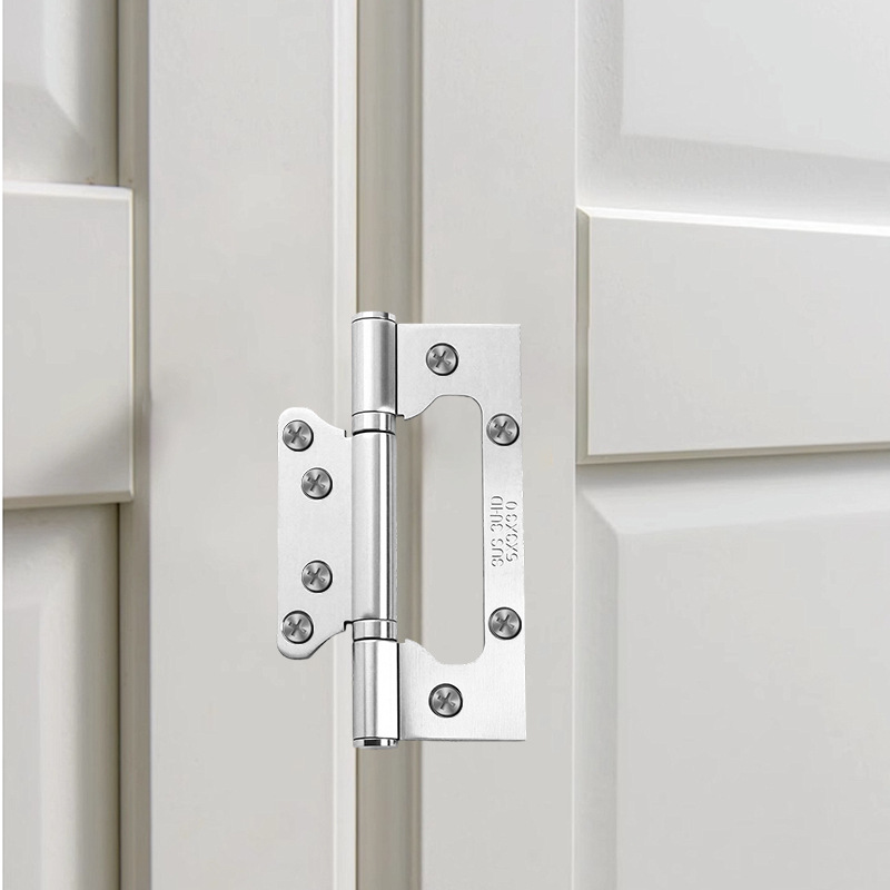 4 pulgadas bisagra madre puerta del dormitorio puerta de madera sin ranura silencioso rodamiento 5 pulgadas bisagra puerta plegable