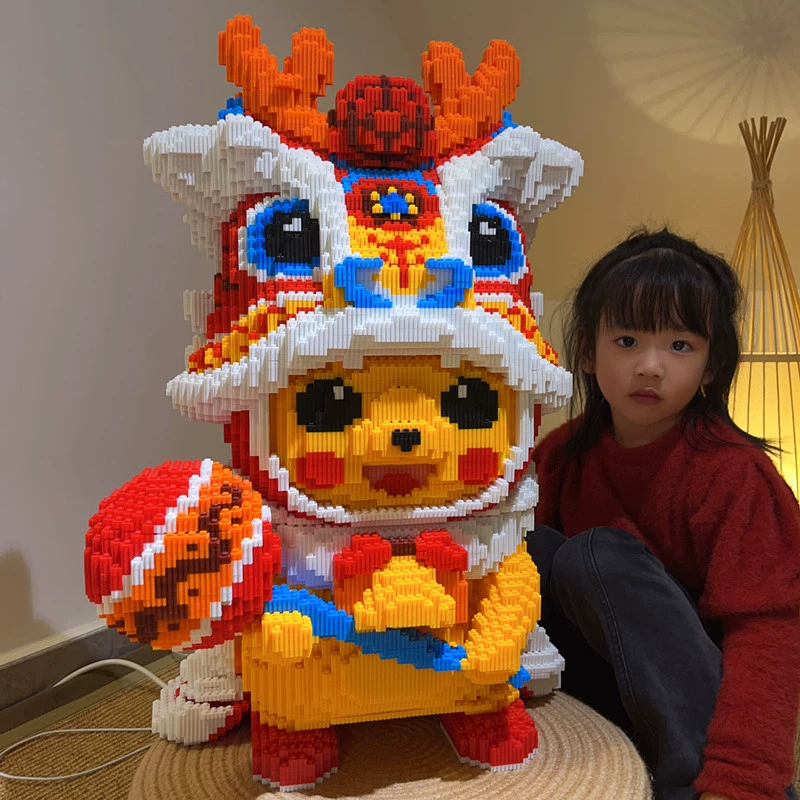 Lego large rabbit & fox constructor set (Lego) — multi-size building kits, 26–115 cm variants
