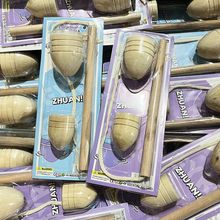 怀旧陀螺玩具儿童传统健身老式抽打鞭打木制陀螺休闲摆摊玩具批发