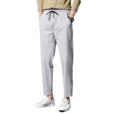 Мужские летние тонкие дышащие спортивные прохладные штаны для отдыха, свободный прямой крой