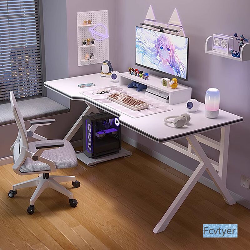 Kaiyin Desktop Computer Table Home Chair E-Sports Computer Table Desktop Home Book Workbench Simple Table New Style