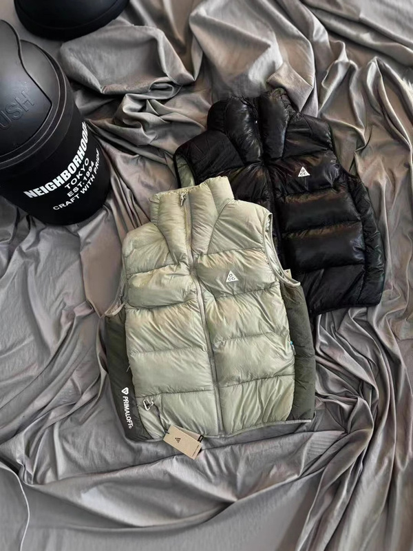 Foreign Trade Acg Winter Vest Windproof Warm Couple Cotton Jacket Trendy Brand Student Same Style Stand Collar Versatile Coat