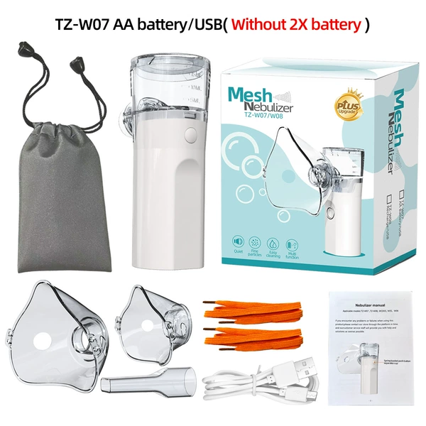 Upgraded version of W07 (AA dry battery/USB)+storage bag)
