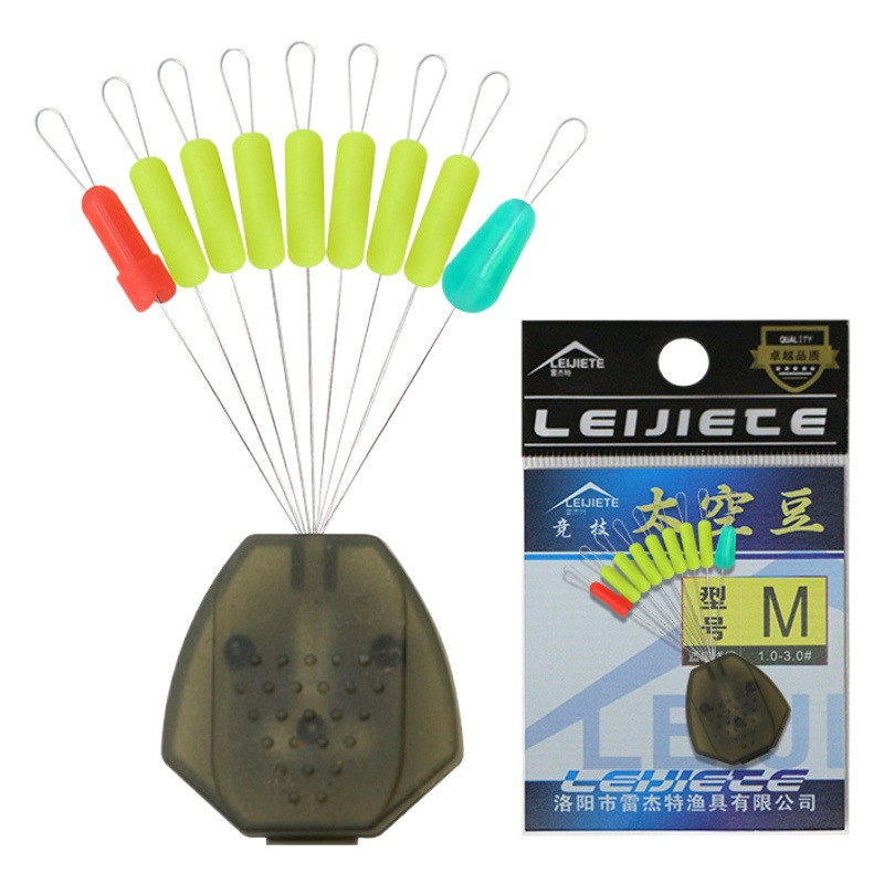 Super tight silicone space bean hardcover cylindrical raw rubber does not hurt the line high concentricity competitive positioning bean fishing gear wholesale