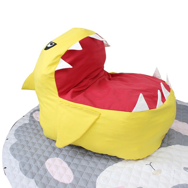 Anteyou Original Shark Children's Plush Toy Storage Bag, Doubao, Lazy Sofa, Baby Chair