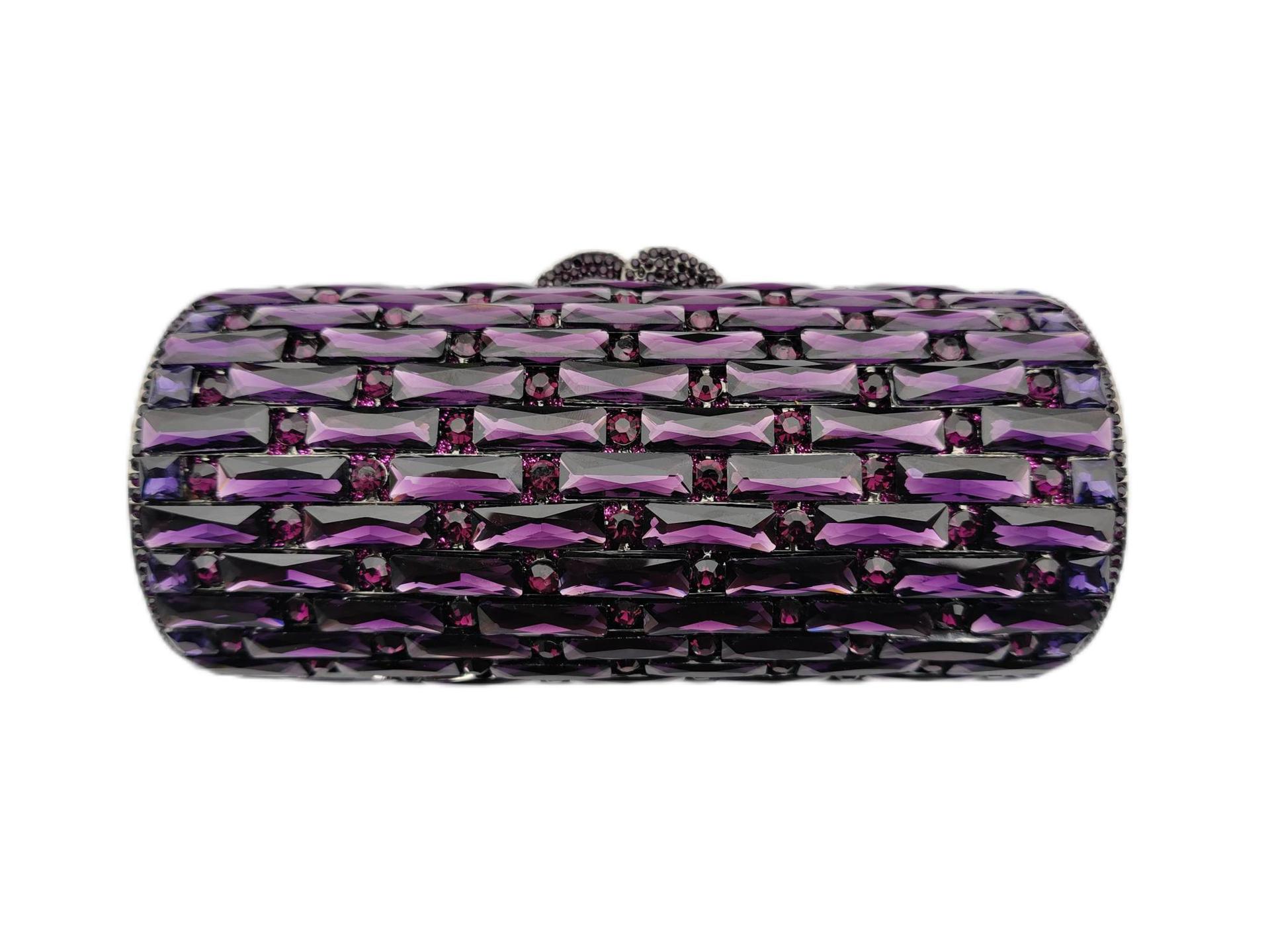 Nuevo hueco diamante caja dura bolsas de banquete bolsas de diamantes bolsas de diamantes de mano Bolsas de diamantes de diamantes