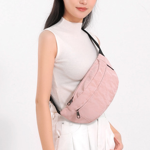 Chest Bag for Women, Ins Style, Fashionable and Simple Mobile Phone Shoulder Bag, Japanese Style Casual Versatile Crossbody Bag, Outdoor Sports Waist Bag