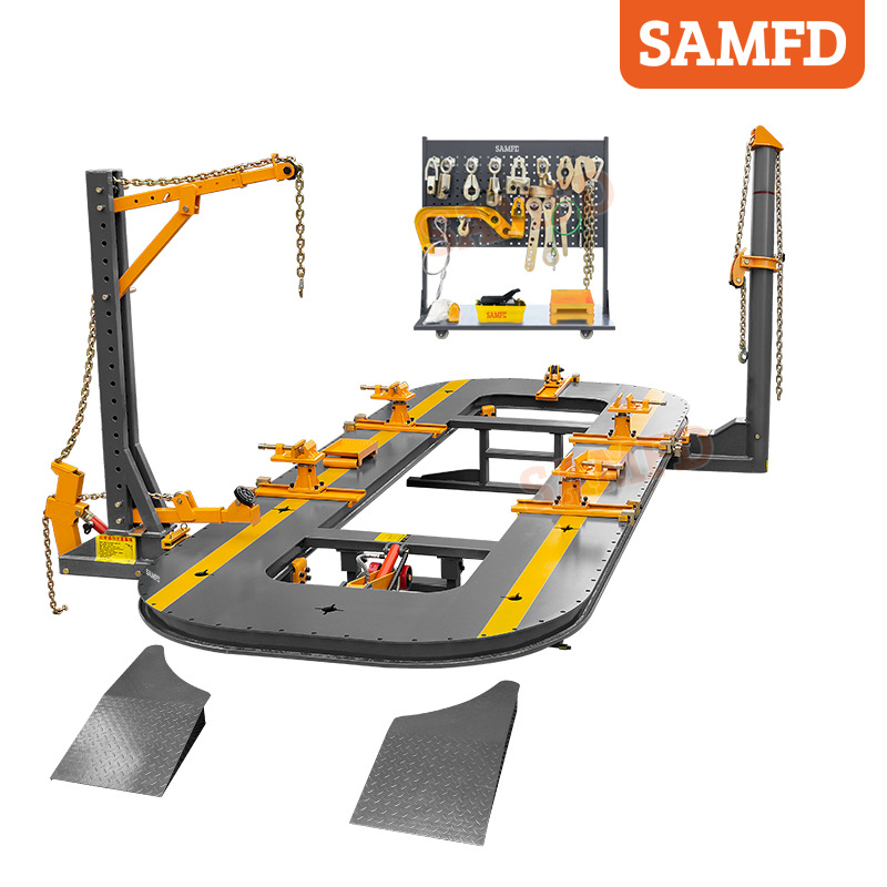 Herramienta de enderezamiento de carrocería SAMFD, enderezador de chasis de panel completo sin perforaciones, fabricante de reparación de chapa metálica al por mayor