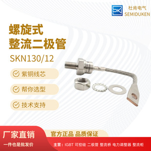 Rectifier Diode Skn130/12/16/18 Rectifier Diode for Lighting Circuits with Spiral Type
