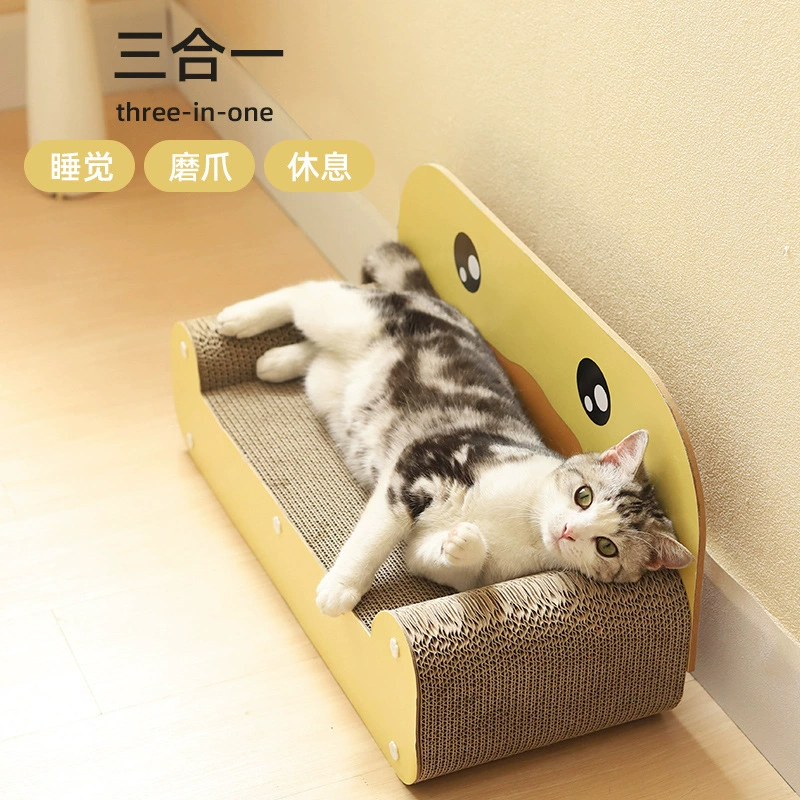Прямые поставки с фабрики, кресло для кошачьих царапин, кошачье гнездо, диван, шлифовальный коготь, износостойкий против перхоти, игра для сна, одна игрушка для кошек