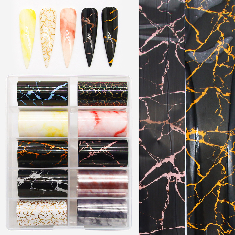 130 Japanese Nail Art Star Paper Marble Star Star Series Transfer Paper Nail Stickers