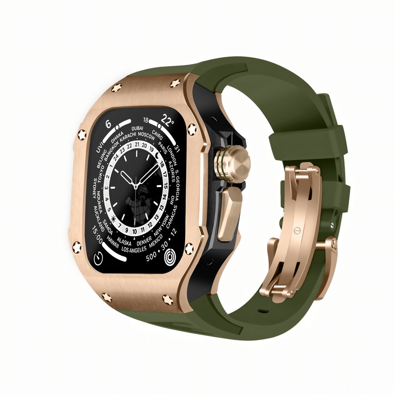 Para iwatch ultra49 reloj correa de Apple Correa protectora Shell 316L Acero inoxidable Richard cambiado al traje