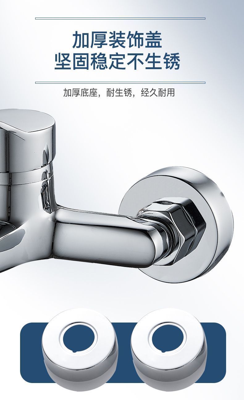 Wholesale self-produced three-in-one cold and hot water faucet, fine copper mixing valve, bathtub showerhead mixing valve, pressurized shower faucet undefined