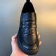 2024 Men's New Business Casual Soft Leather Slip-on Round Toe Leather Fashionable All-match Men's Shoes Soft-soled Leather Shoes Wear-resistant