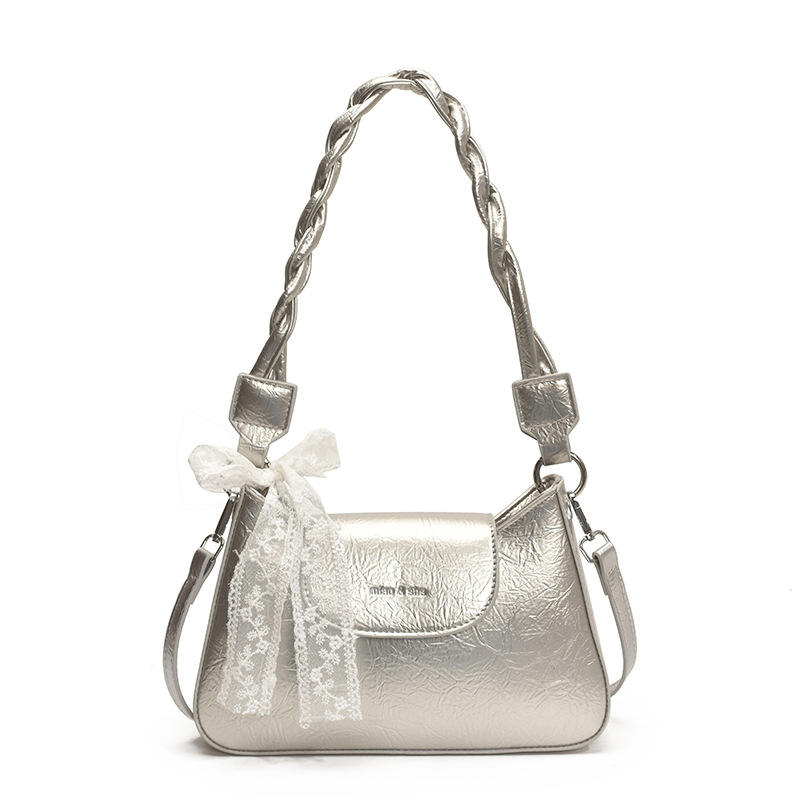 Bolso de axila de fuego súper transfronterizo 2025 nuevo bolso de mujer salvaje bolso cuadrado pequeño de moda bolso de hombro coreano bolso de mensajero de cercanías
