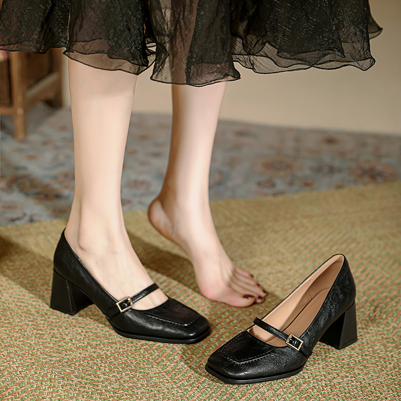 Retro Mary Jane shoes