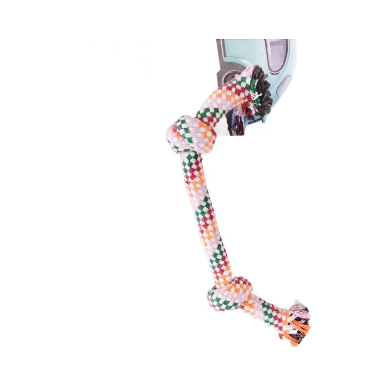 Juguetes de cuerda de algodón para mascotas personalizados de dientes molares de cuerda de limpieza de dientes perros pequeños y medianos interactivos de cuerda de mordida de mascotas personalizados