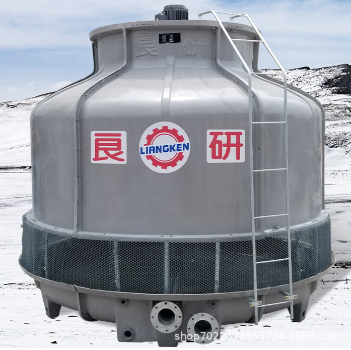 良研80吨玻璃钢冷却塔冷水塔LCT-15冷却水塔圆形冷却工业冷却水塔