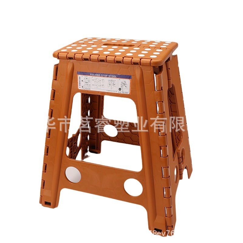 Taburete plegable de plástico engrosada silla portátil de plástico hogar Silla de comedor apilable baño que ahorra espacio