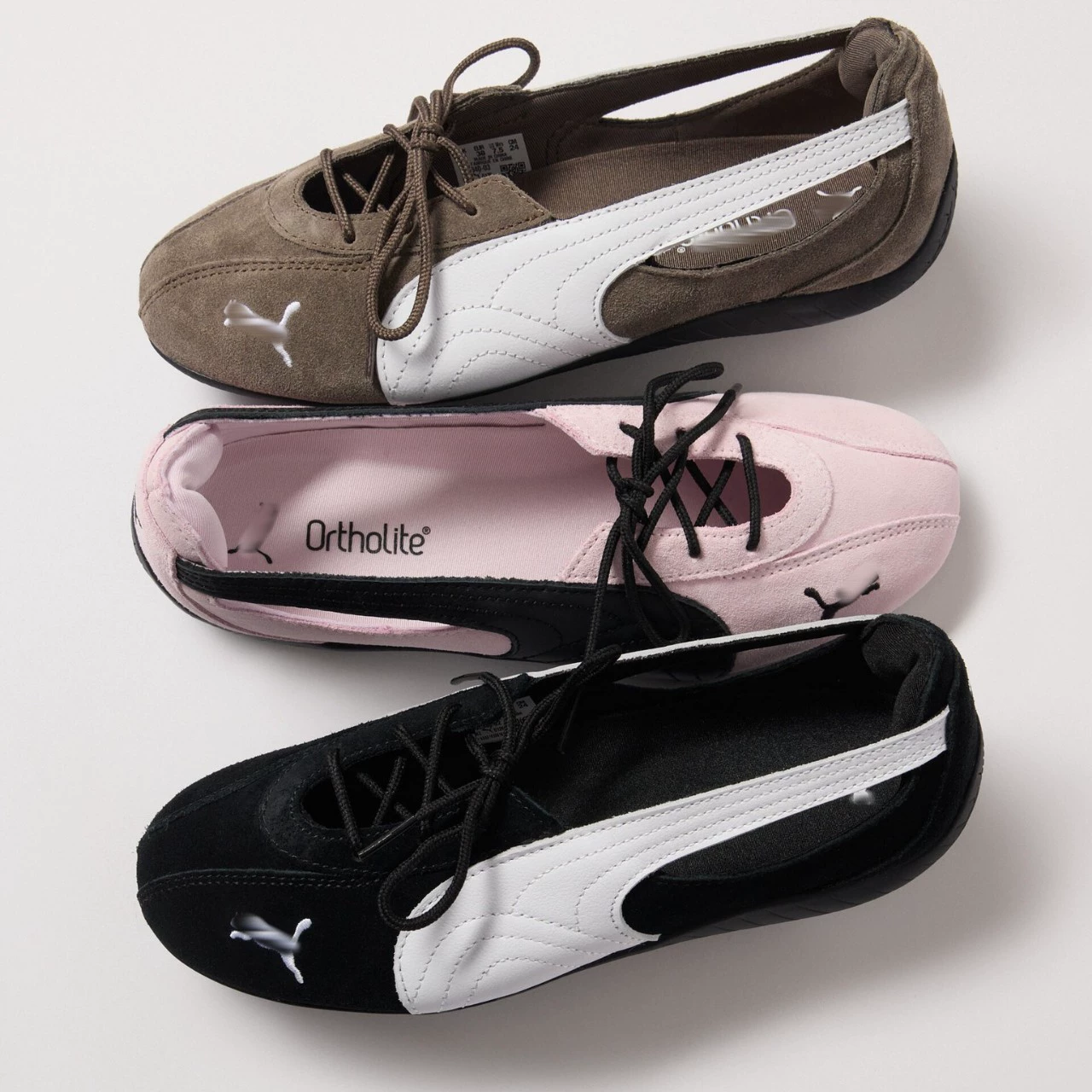 Puma speedcat ballet shoes rose Park Caiying Mary Jane same style women's sports fashion versatile one-legged shoes