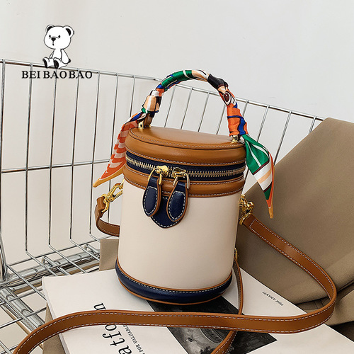 North bag source factory bucket bag women summer 2024 new niche design cylindrical bag hand-held crossbody bag