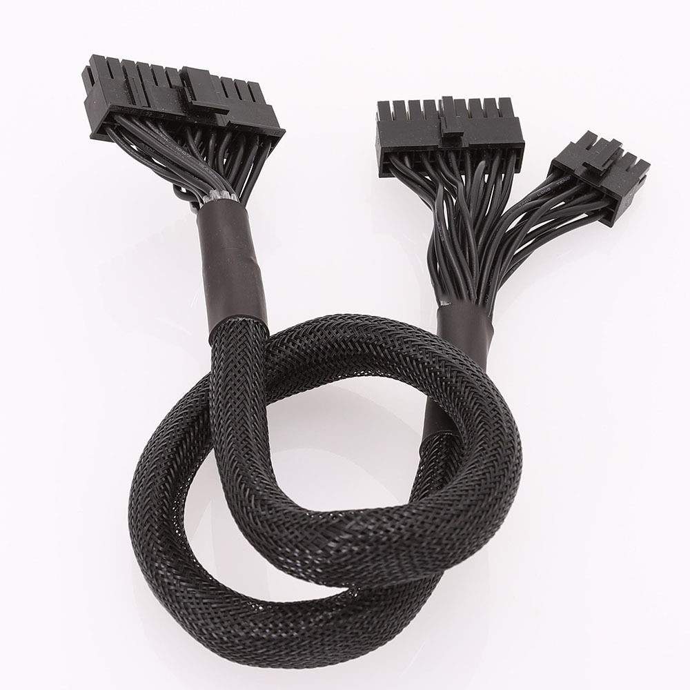 New Black 10+18 Pin to 24 Pin Modular Power Cables for Corsair RM-X…