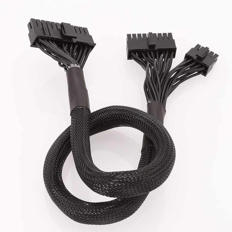 New Black 10 18-pin to 24-pin modular power cable RM-X series for Corsair