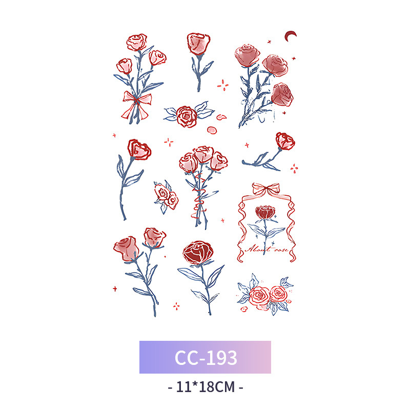 Transfronterizo en stock al por mayor de halloween colorido mariposa tatuaje pegatinas simulación sangrienta cicatriz pegatinas divertidas pegatinas impermeables