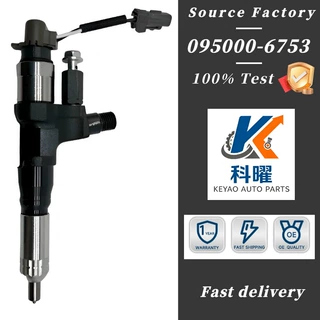 095000-6753柴油共轨喷油器23670-E0030适配J08E发动机油嘴