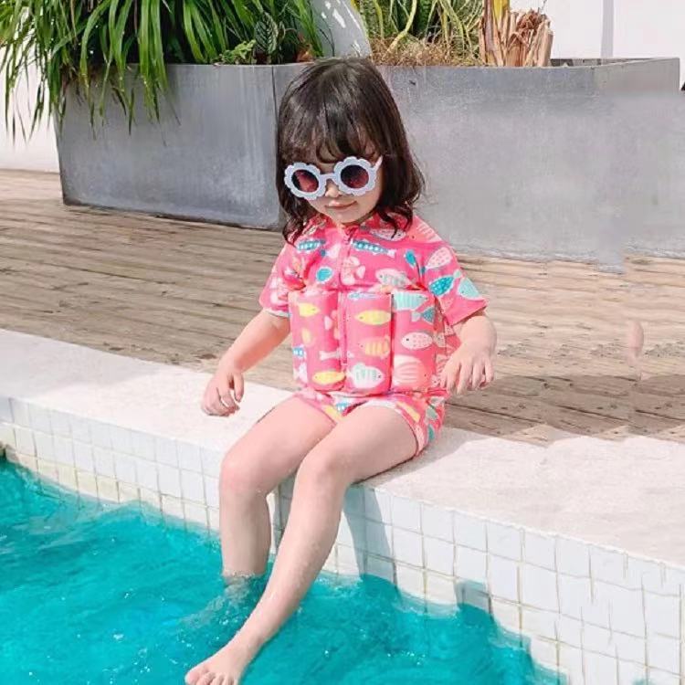 Pink buoyancy swimsuit