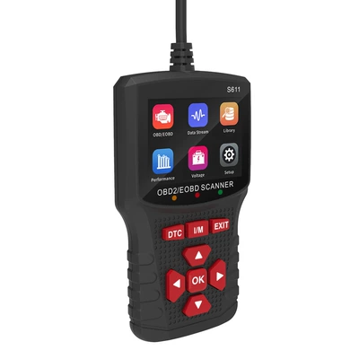 obd2 diagnostic tool S611 decoder engine fault data stream code reading card car fault diagnosis instrument