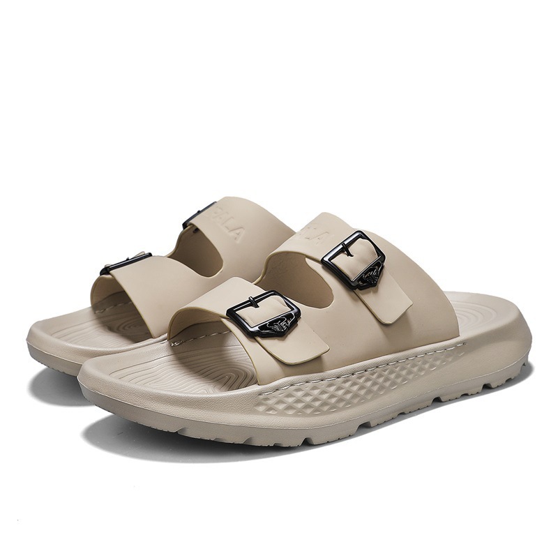 Sandalias romanas y pantuflas para hombre Sandalias y pantuflas para hombre verano casual para hombre 2025 nuevos zapatos de playa con diseño de hebilla