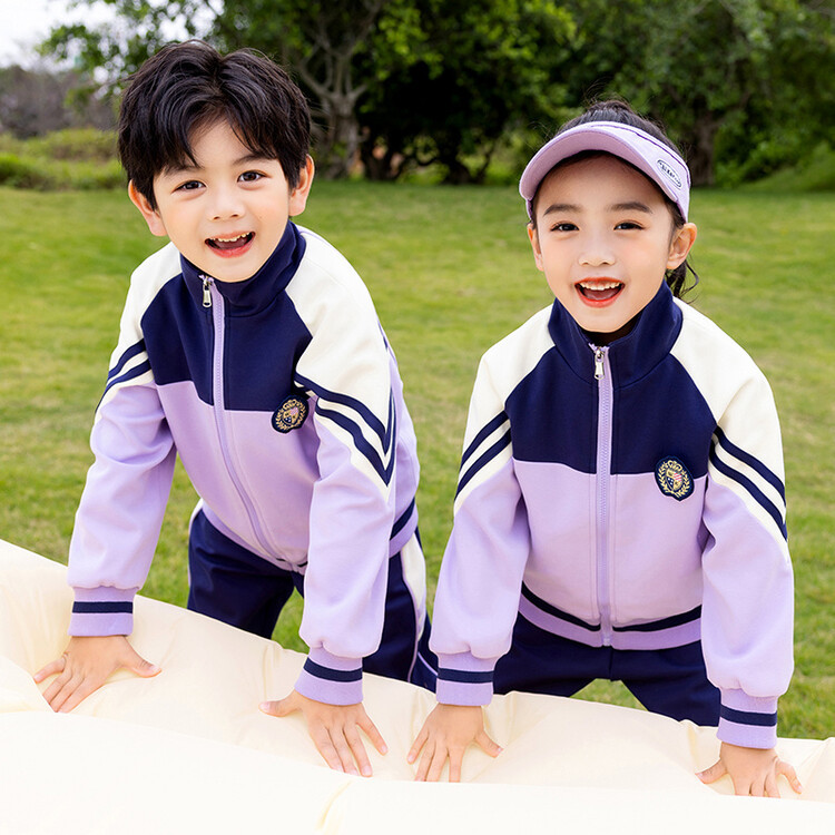 校服套裝小學生春秋裝運動服三件套一年級兒童班服幼兒園園服秋冬