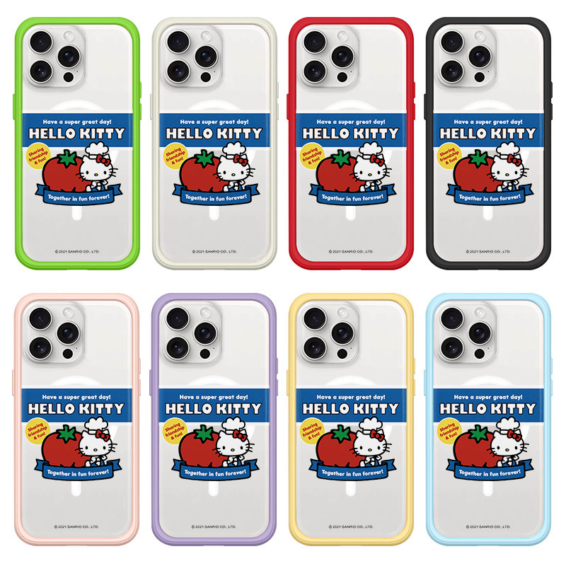 New Rhino Shield Magnetic Iphone16Pro Max Mobile Phone Case Back Panel Two-In-One 15Pro Food Label 14