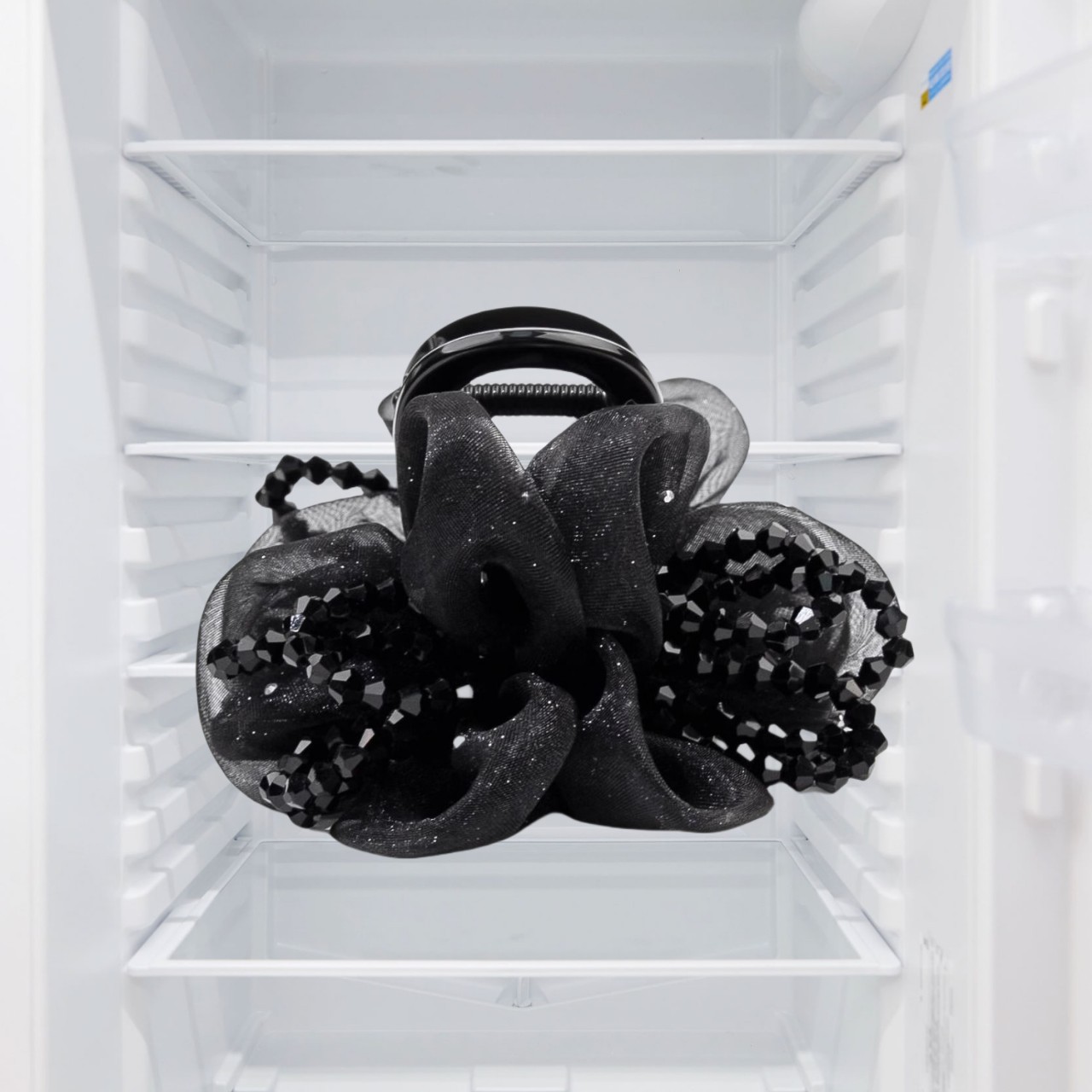 鉑思亞 路易斯 8厘米網紗花朵百搭氣質時尚抓夾丸子夾