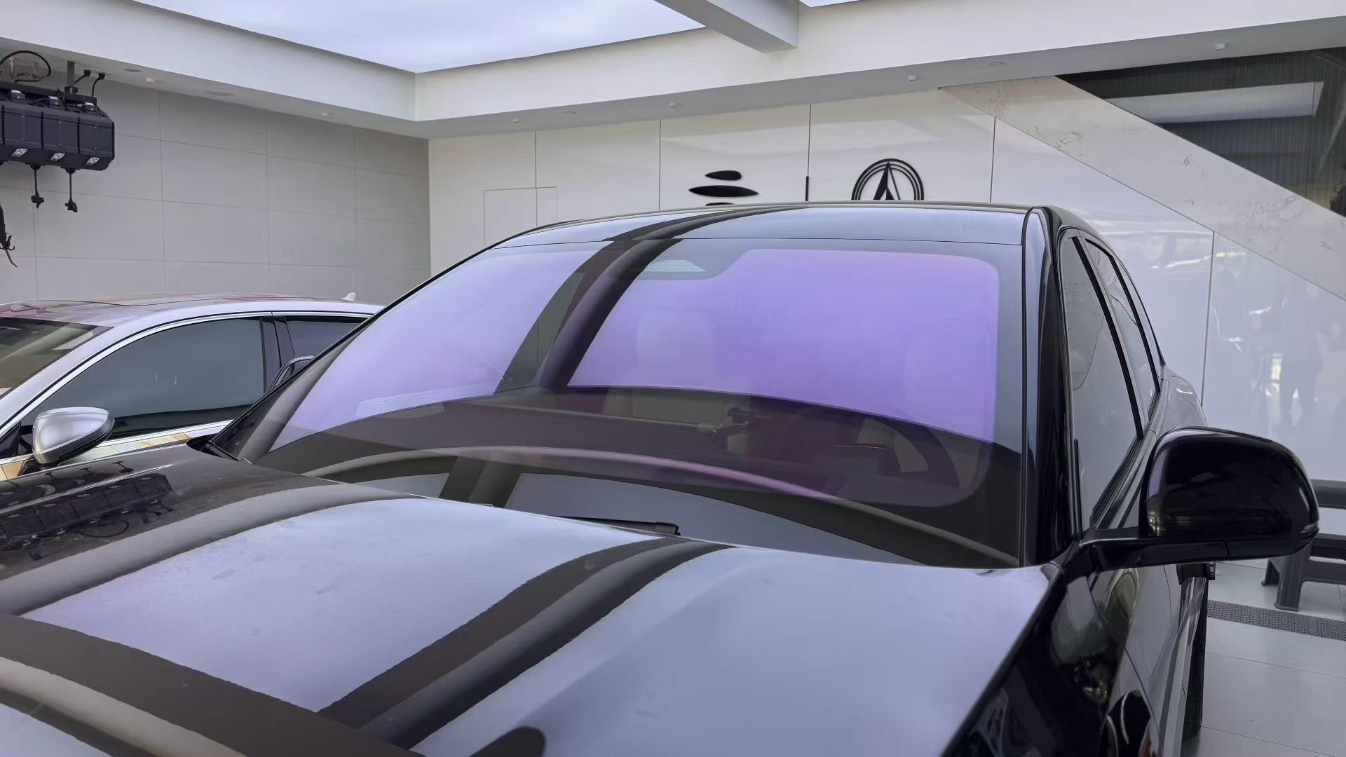 Double Silver Imperial Purple Kt70 Front Windshield Film High Heat Insulation Explosion-Proof Sunscreen Film Car Window Glass Privacy Solar Film